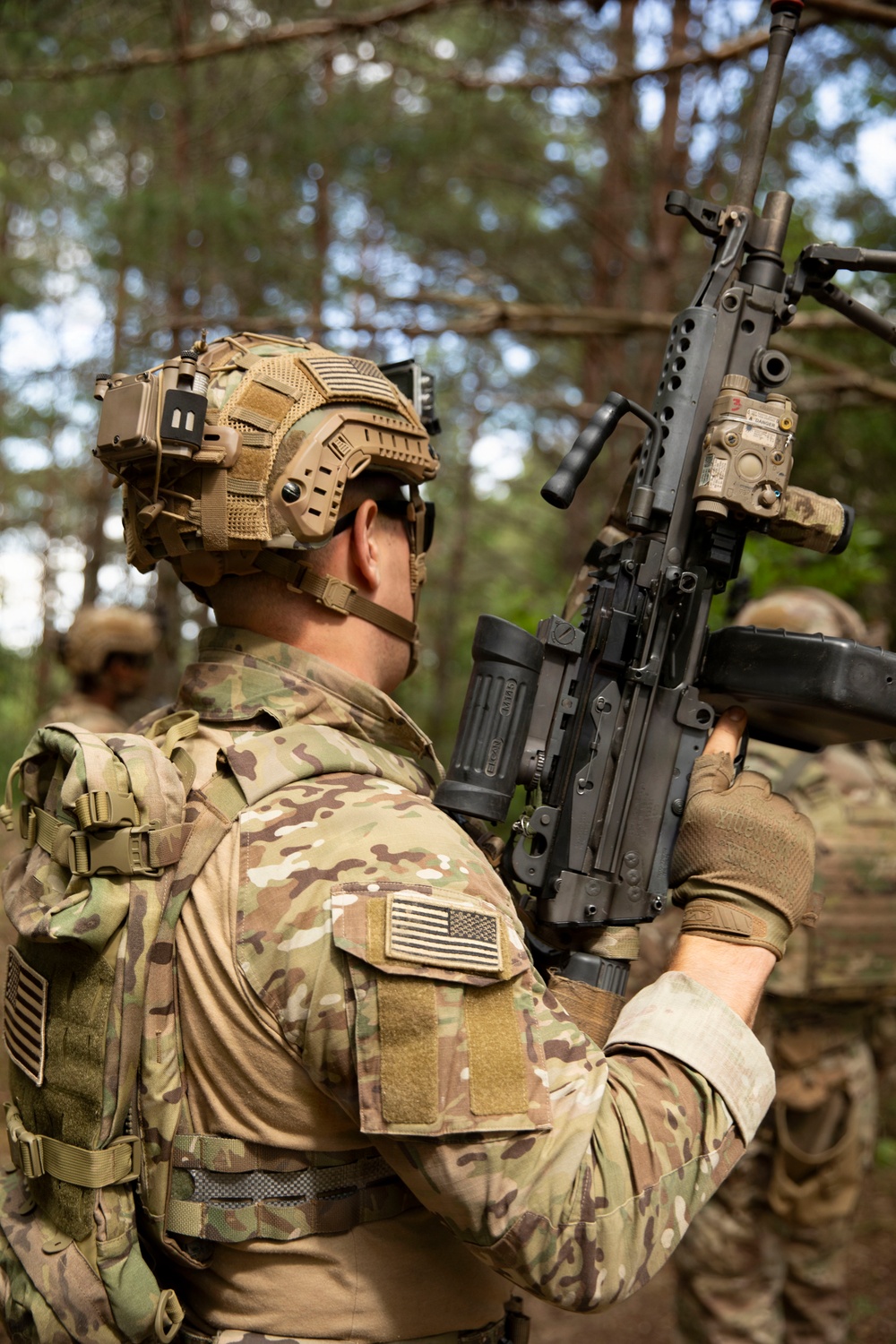 U.S. Army troops prepare for live fire exercise in Poland