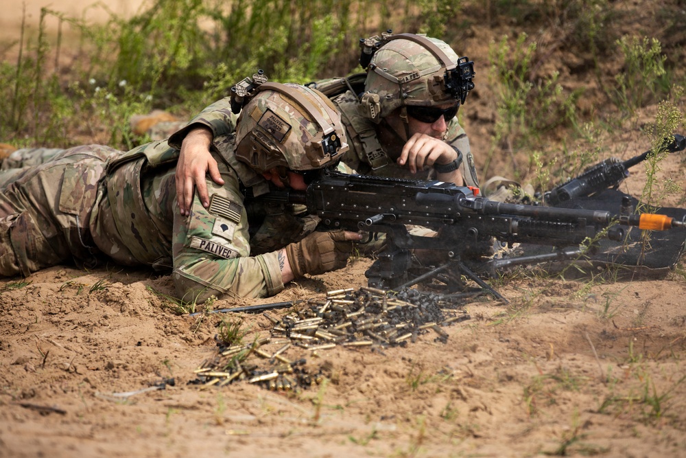 U.S. Army troops prepare for live fire exercise in Poland