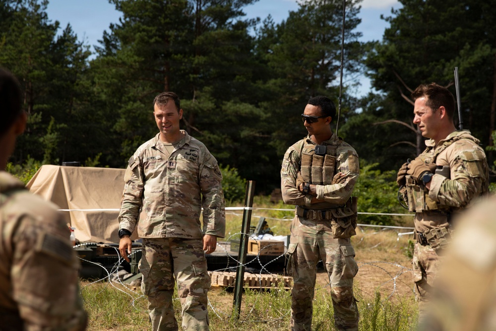U.S. Army troops prepare for live fire exercise in Poland