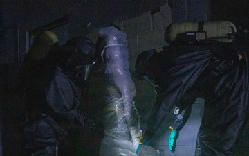 U.S. Marines Participate in Leaking Chemical Munition Disposition Training