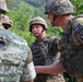 USPACOM commander and deputy commander conduct a battlefield circulation with MARFORK, ROKMC