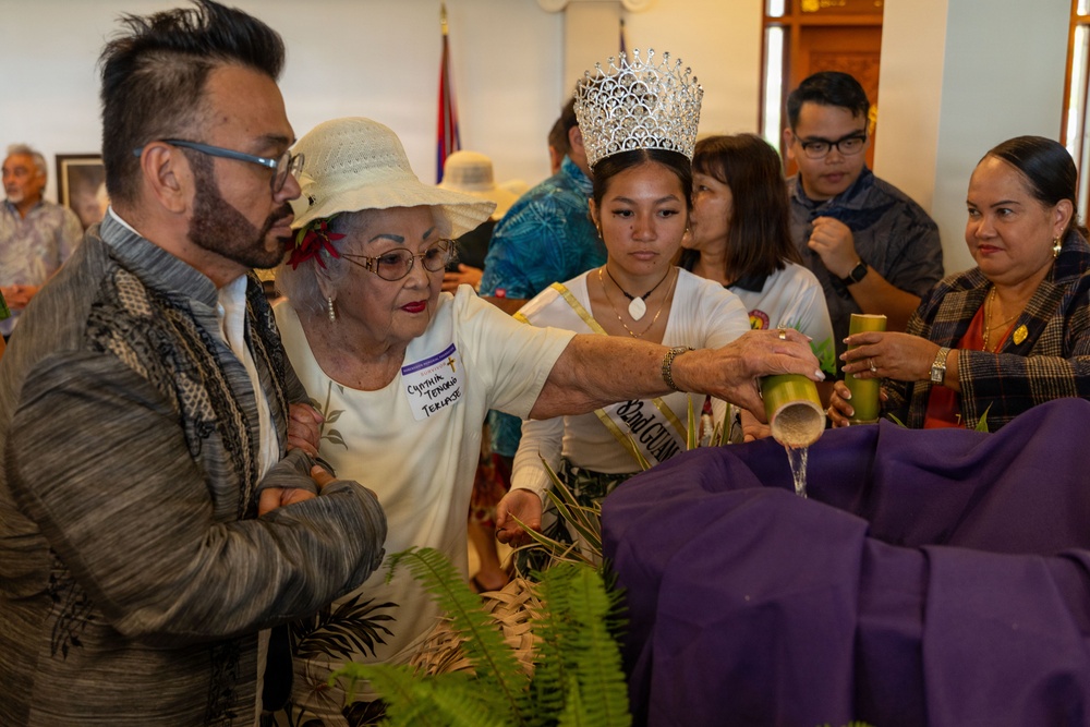 Military, Guam Gather for Hasso Mañenggon Memorial Ceremony