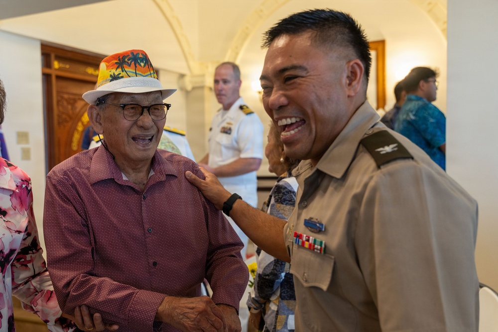 Military, Guam Gather for Hasso Mañenggon Memorial Ceremony