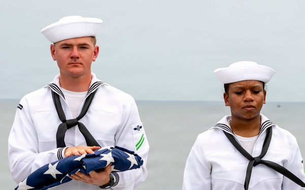George Washington Conduct Morning Colors