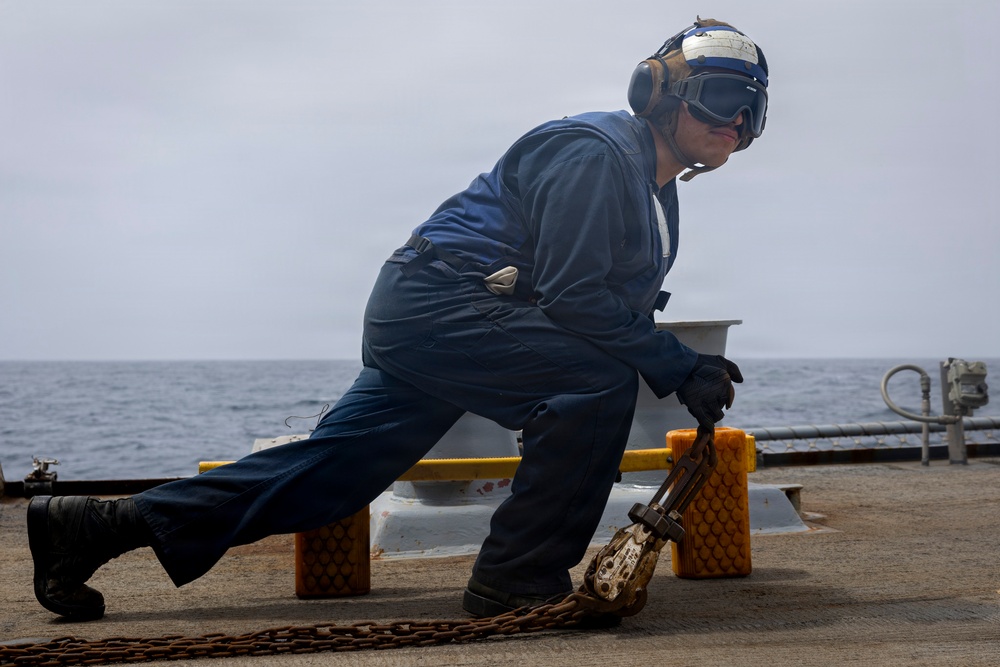 Delbert D. Black Conducts Flight Operations