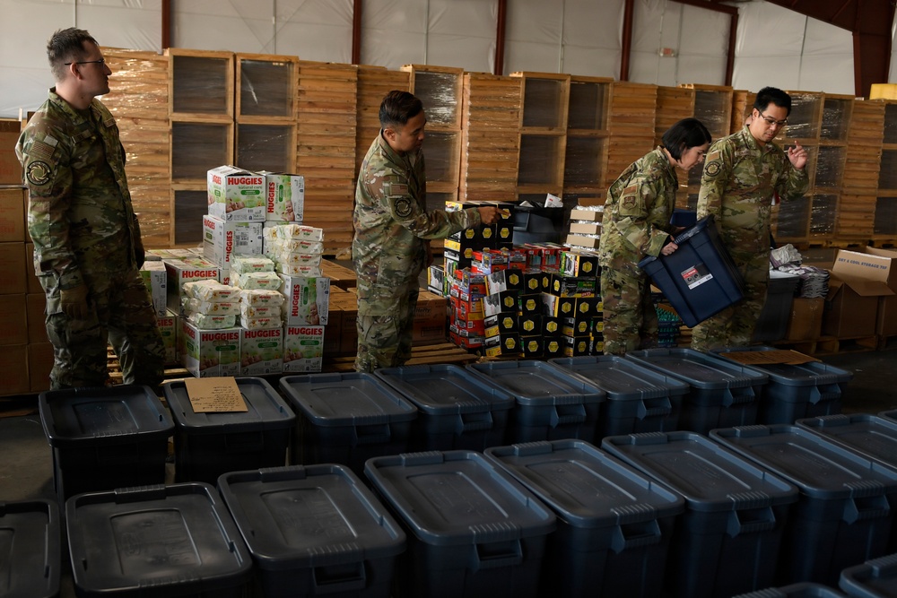 194th Wing Airmen begin to deliver relief packages to Spokane area homes