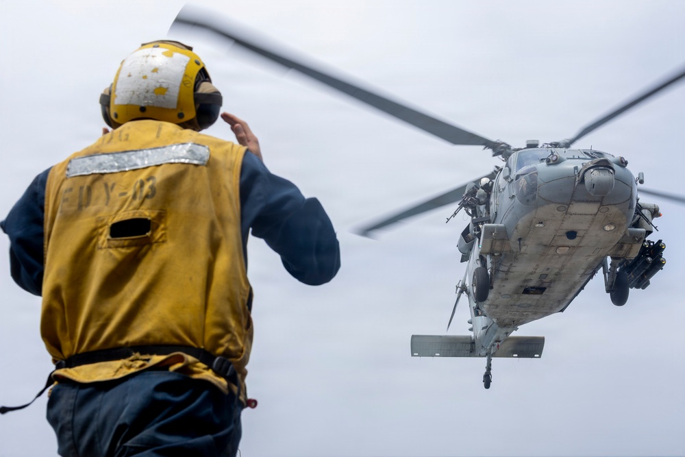 Delbert D. Black Conducts Flight Operations