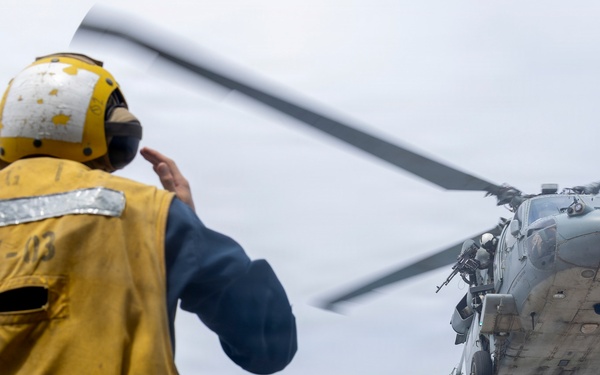 Delbert D. Black Conducts Flight Operations