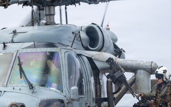 Delbert D. Black Conducts Flight Operations
