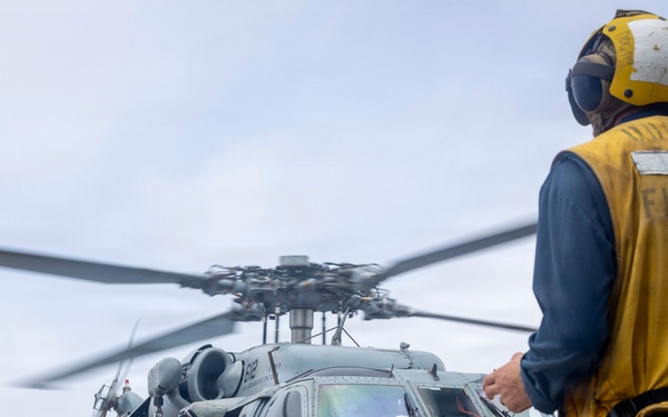 Delbert D. Black Conducts Flight Operations