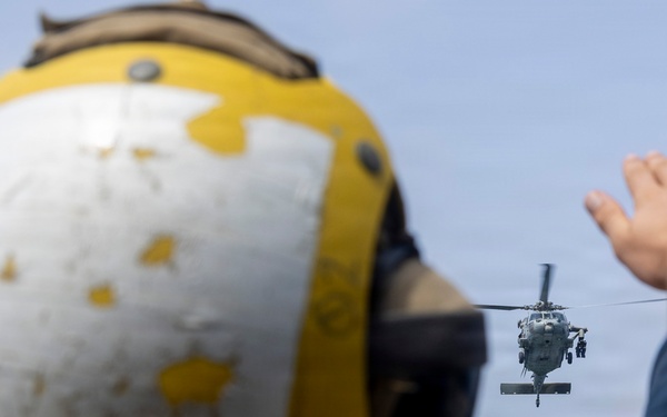 Delbert D. Black Conducts Flight Operations