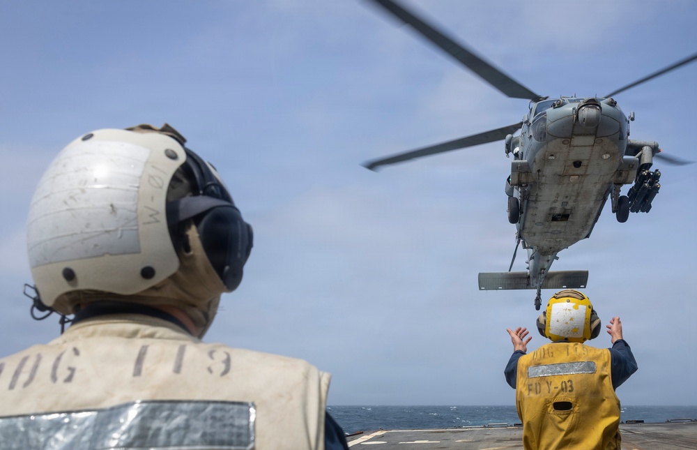 Delbert D. Black Conducts Flight Operations