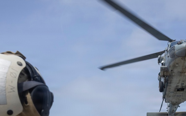 Delbert D. Black Conducts Flight Operations