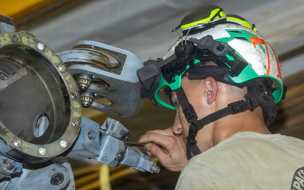 Delbert D. Black Conducts Maintenance