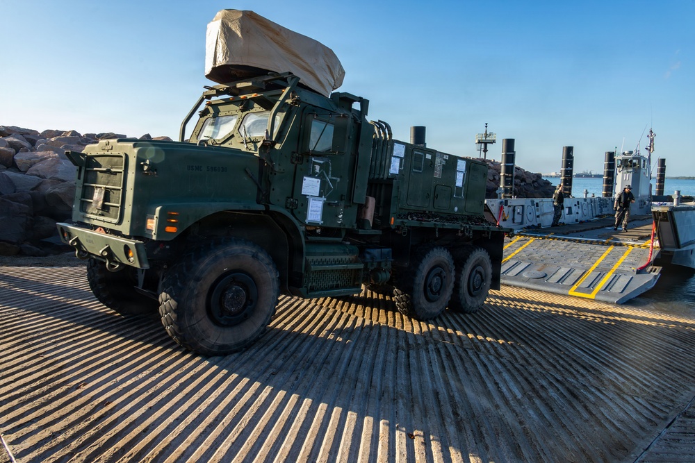 Exercise Capital Reach: US Marines disembark Royal Australian Navy HMAS Canberra