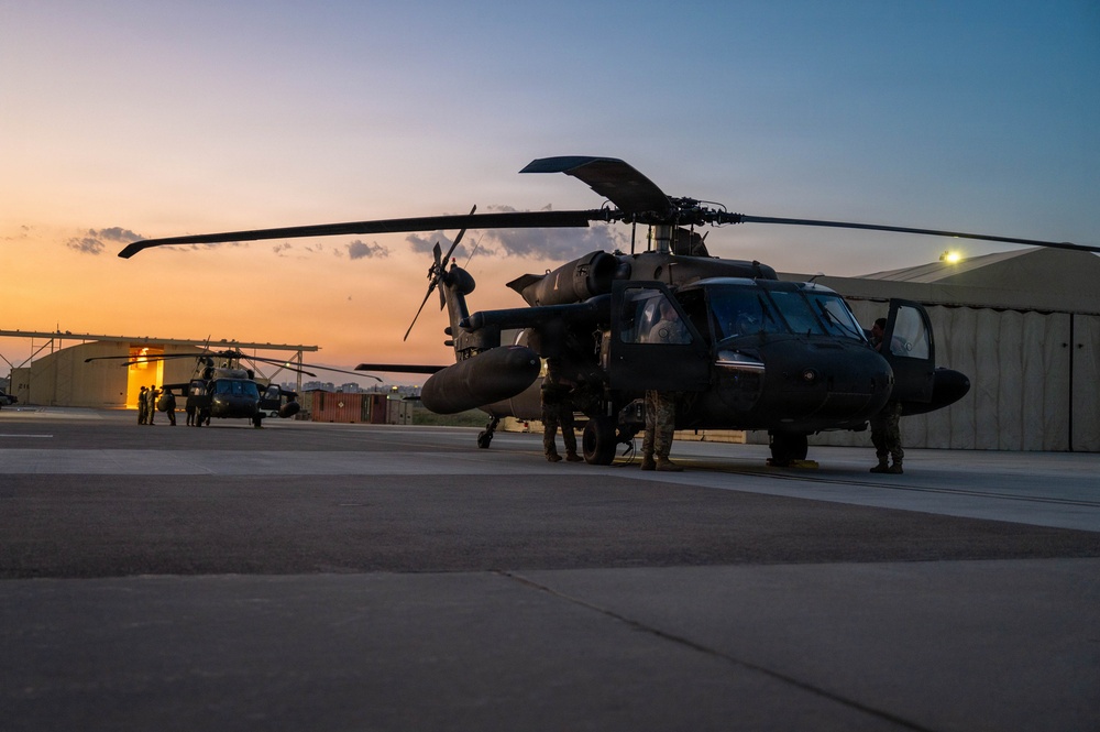 Ready around the clock, 3-1AHB takes to the skies