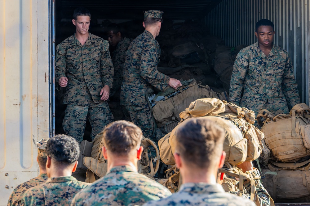 Exercise Capital Reach: US Marines disembark Royal Australian Navy HMAS Canberra