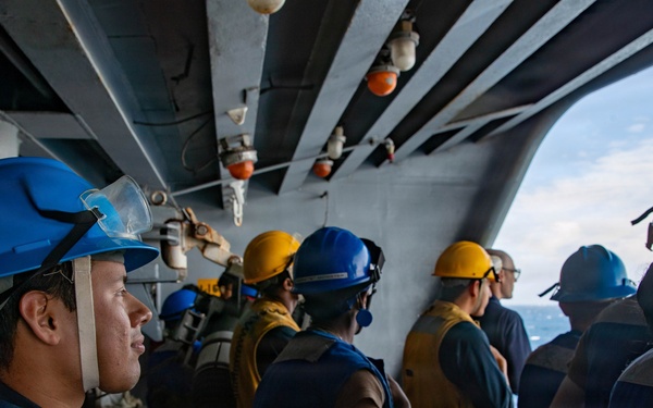 George Washington Conducts Fueling at Sea
