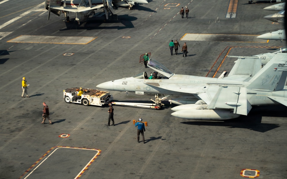 George Washington Conducts Flight Operations