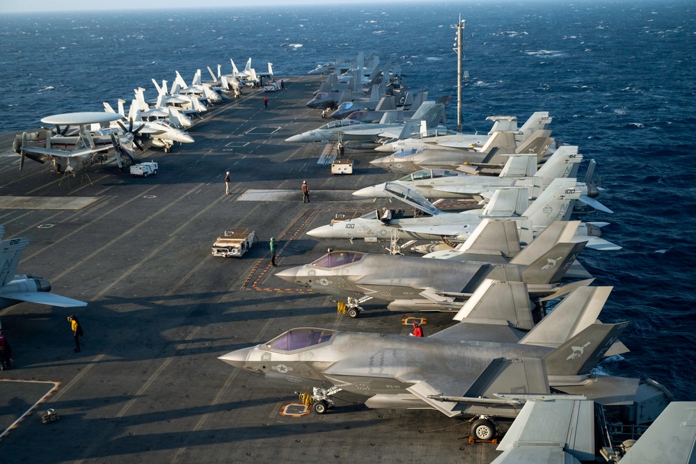 George Washington Conducts Flight Operations
