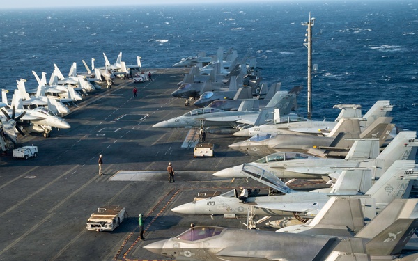 George Washington Conducts Flight Operations