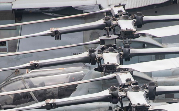 USS Boxer, 11th MEU Conduct Flight Deck Operations