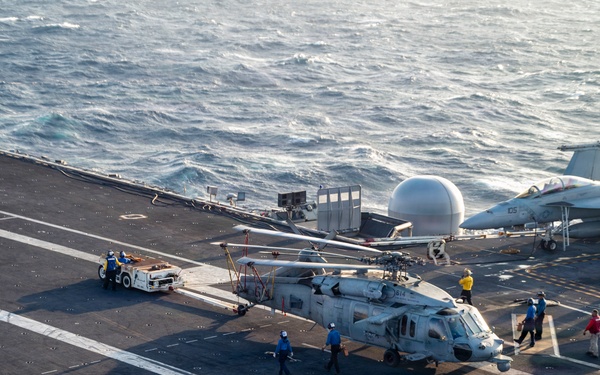 George Washington Conducts Flight Operations