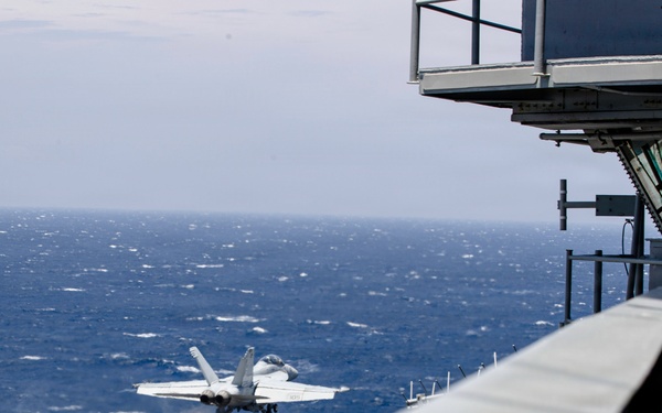 George Washington Conducts Flight Operations