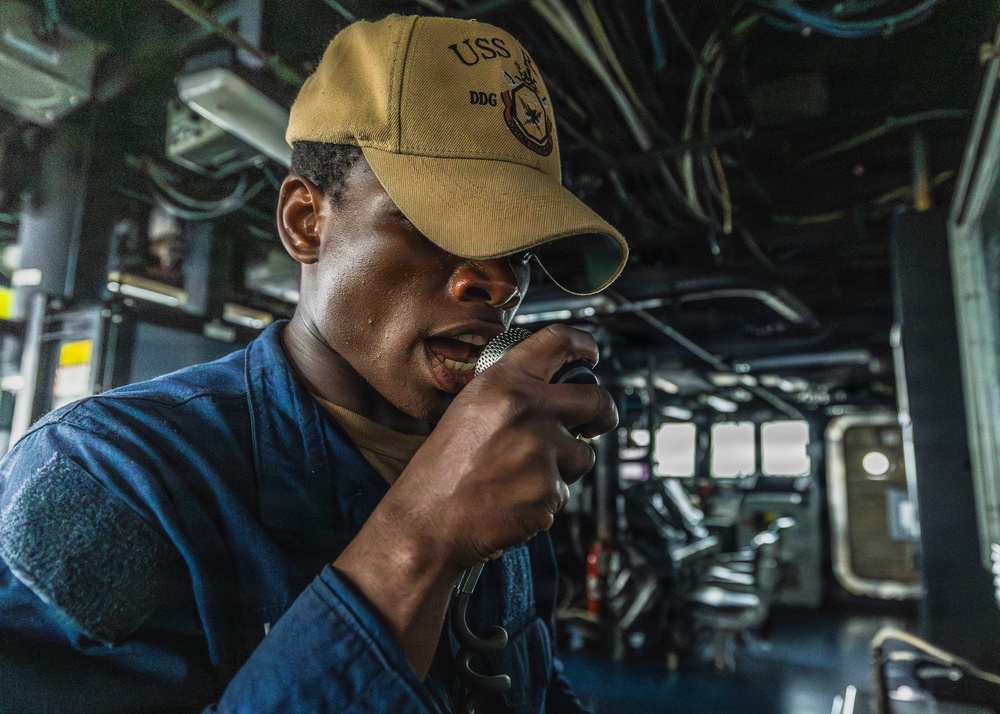 Bridge Operations Aboard USS Ross (DDG 71)