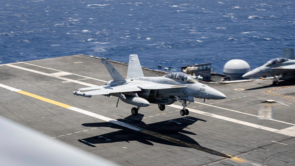 George Washington Conducts Flight Operations