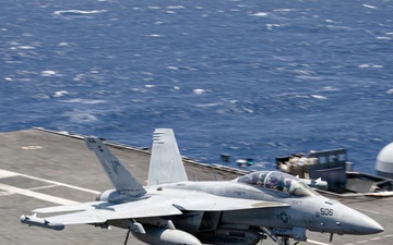George Washington Conducts Flight Operations
