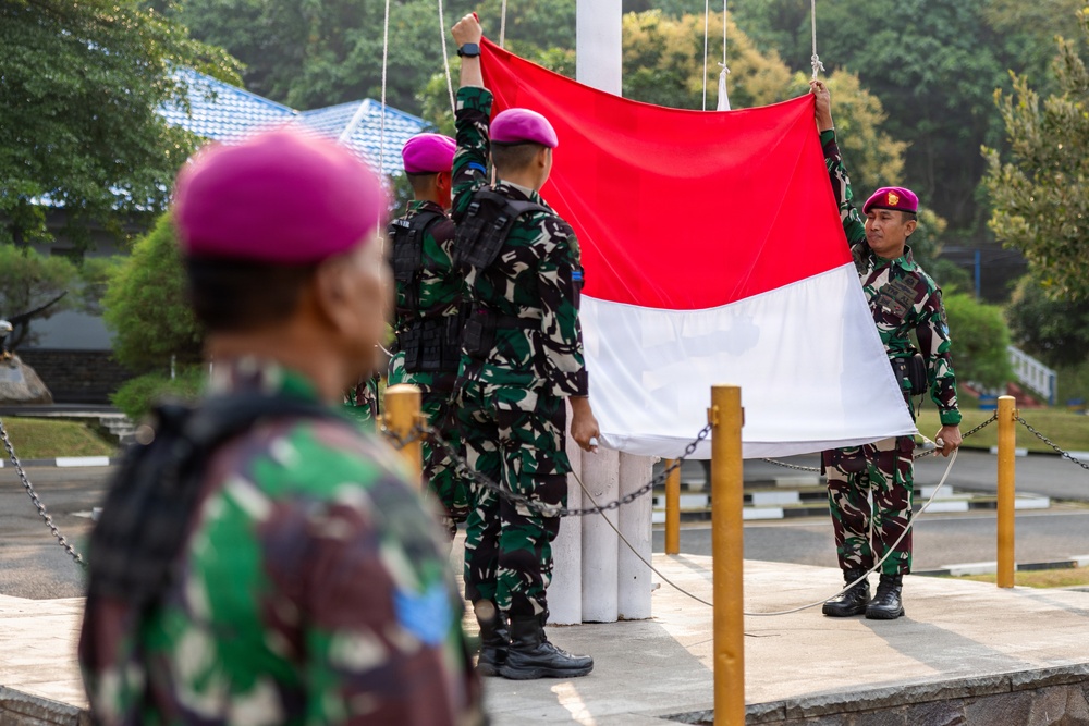 MRF-D Marines participate in opening ceremony for platoon exchange in Indonesia
