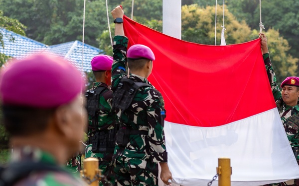 MRF-D Marines participate in opening ceremony for platoon exchange in Indonesia