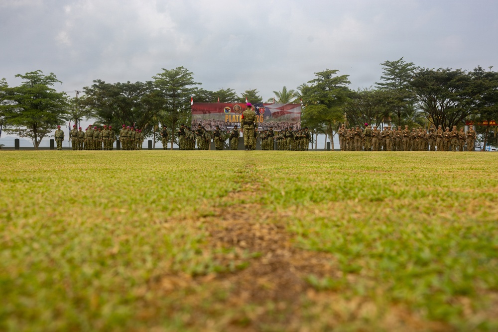 MRF-D Marines participate in opening ceremony for platoon exchange in Indonesia