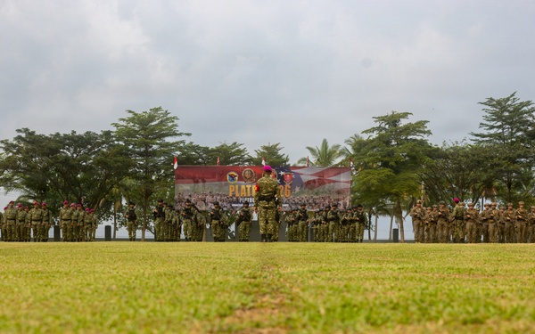 MRF-D Marines participate in opening ceremony for platoon exchange in Indonesia