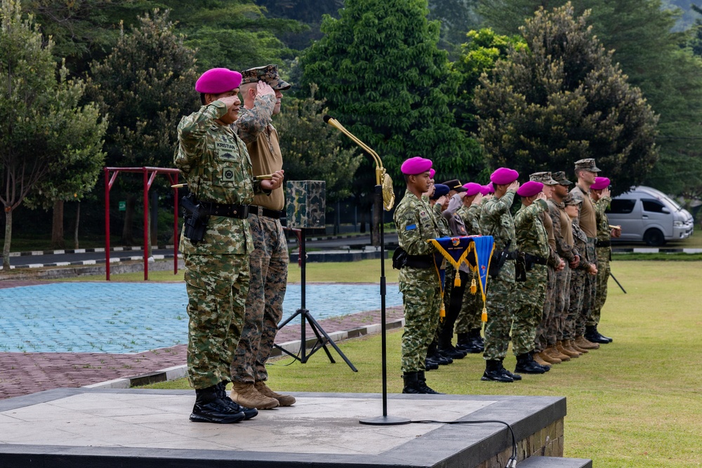 MRF-D Marines participate in opening ceremony for platoon exchange in Indonesia
