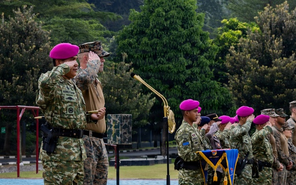 MRF-D Marines participate in opening ceremony for platoon exchange in Indonesia