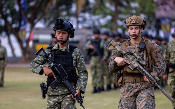 MRF-D Marines participate in opening ceremony for platoon exchange in Indonesia