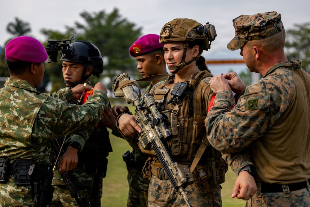 MRF-D Marines participate in opening ceremony for platoon exchange in Indonesia
