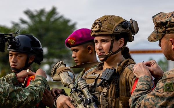 MRF-D Marines participate in opening ceremony for platoon exchange in Indonesia