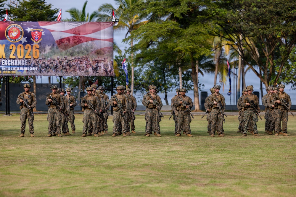 MRF-D Marines participate in opening ceremony for platoon exchange in Indonesia