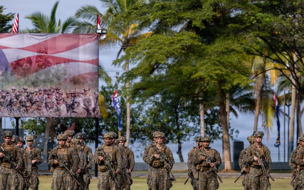 MRF-D Marines participate in opening ceremony for platoon exchange in Indonesia