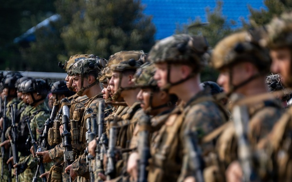 MRF-D Marines participate in opening ceremony for platoon exchange in Indonesia