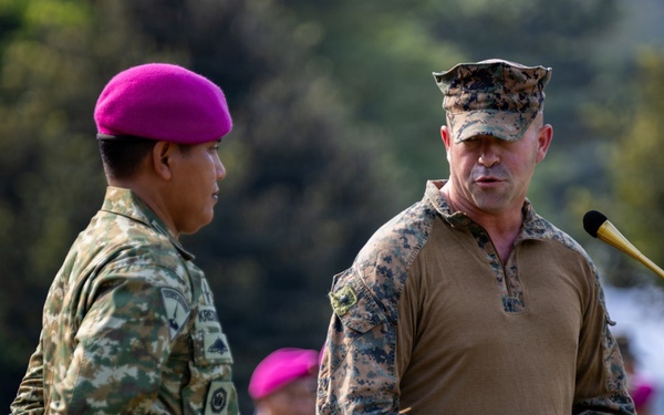 MRF-D Marines participate in opening ceremony for platoon exchange in Indonesia