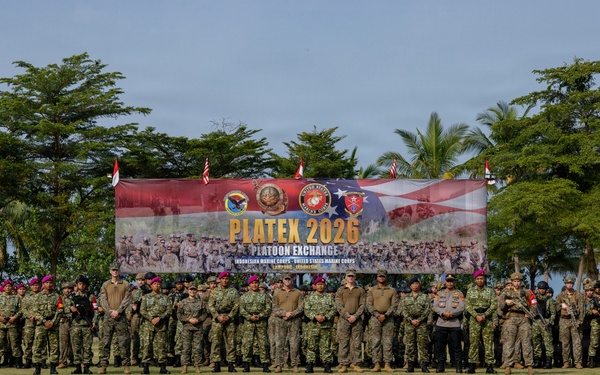 MRF-D Marines participate in opening ceremony for platoon exchange in Indonesia
