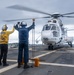 USS Mustin conducts flight operations