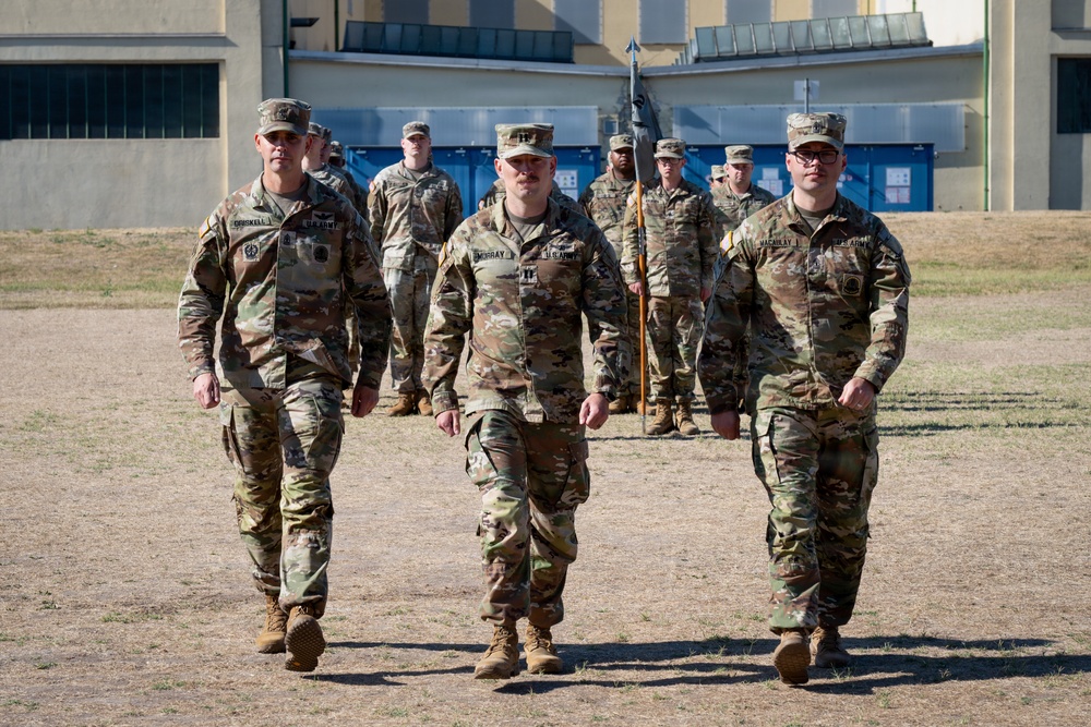 Multi-Domain Command Europe's Extended Range Sensing and Effects Company conducts Change of Responsibility