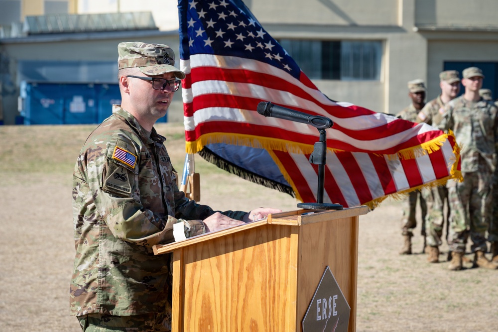 Multi-Domain Command Europe's Extended Range Sensing and Effects Company conducts Change of Responsibility