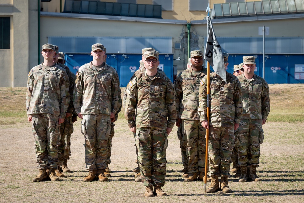 Multi-Domain Command Europe's Extended Range Sensing and Effects Company conducts Change of Responsibility