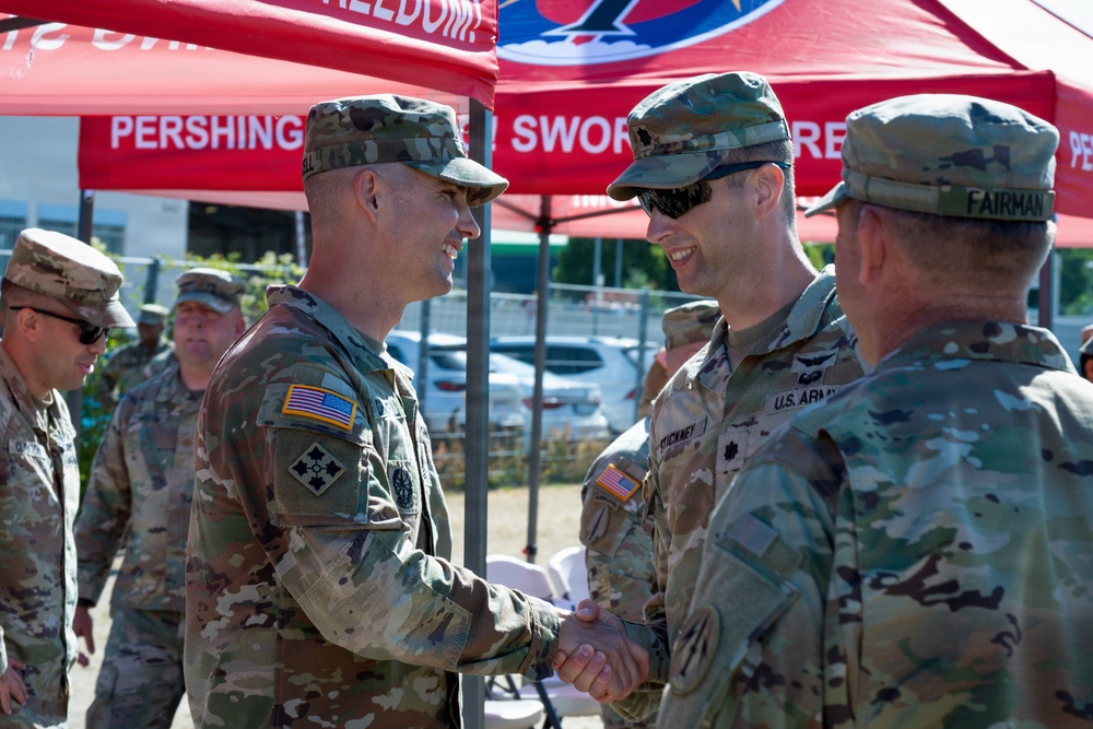 Multi-Domain Command Europe's Extended Range Sensing and Effects Company conducts Change of Responsibility